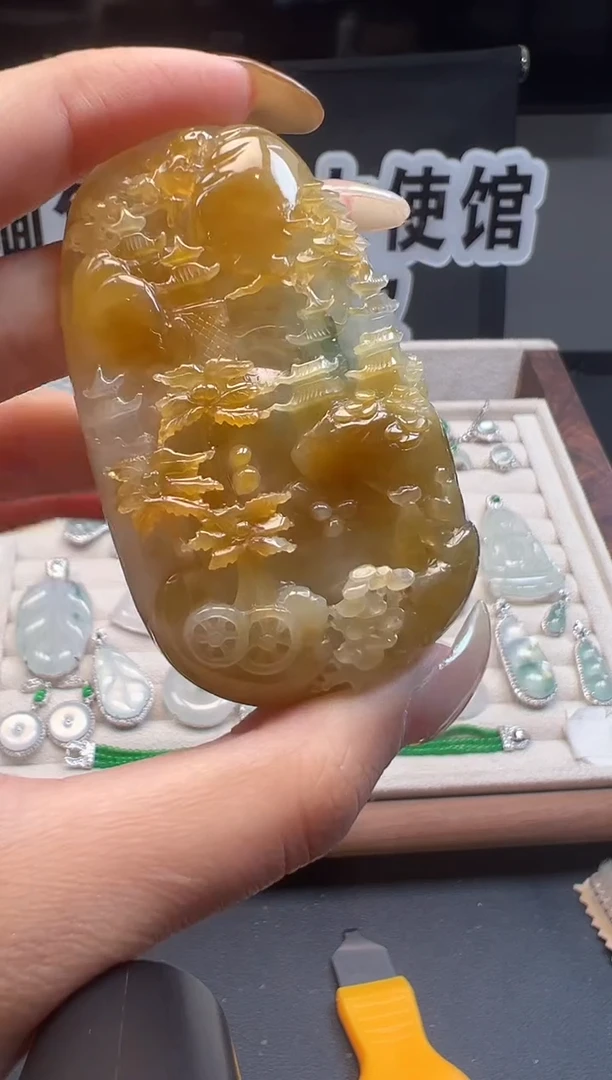吊坠(不含链)未镶嵌翡翠缅甸珠宝严选