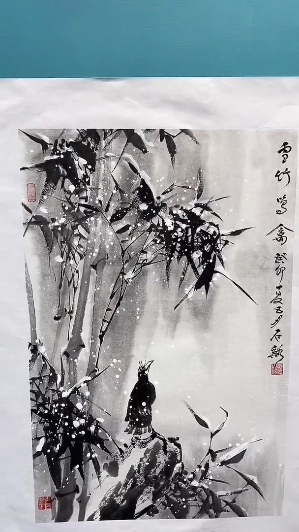 国画画都展厅明德老师国画作品3