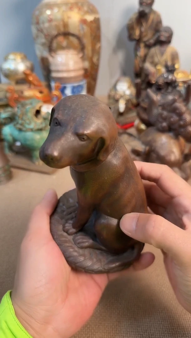 备前小狗置物好啊