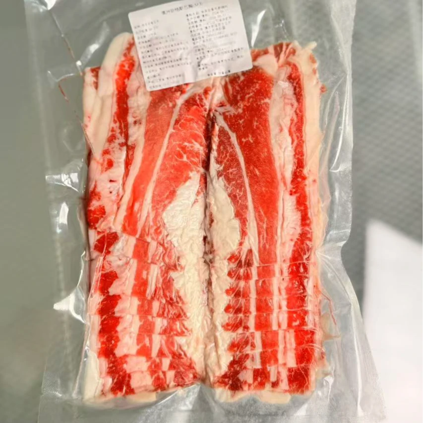 3/5斤【澳洲M3安格斯谷饲后胸肥牛片】谷饲200天原切肥牛卷牛肉片