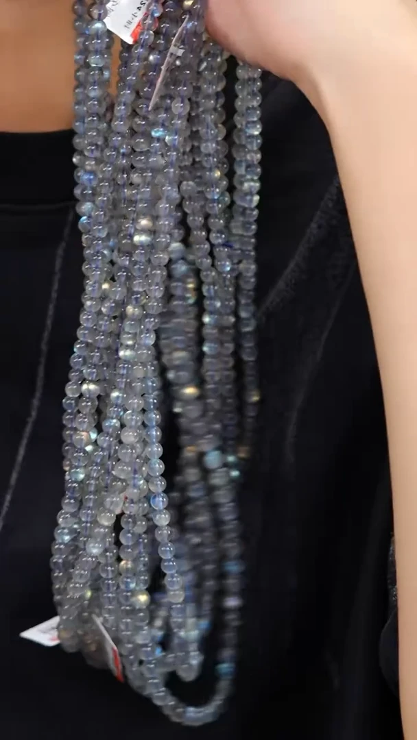 未镶嵌灰月光多圈5mm长石多样性发其一