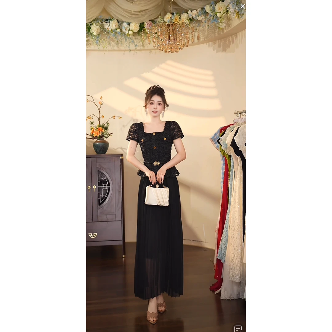 瑞瑞定制-1448（天资绝色）连衣裙G068