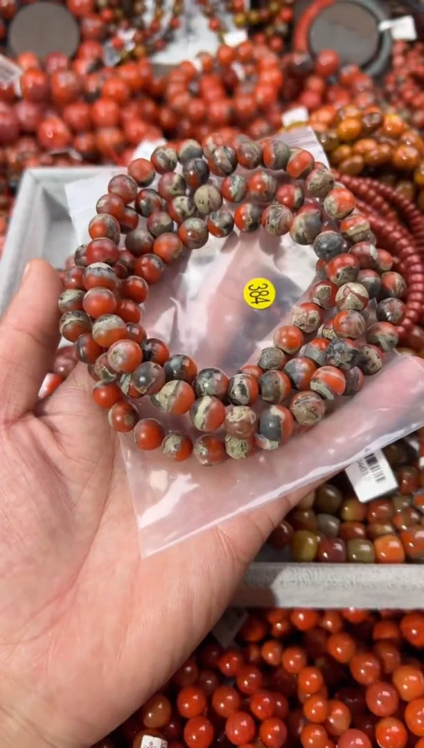 未镶嵌手串南红玛瑙9+