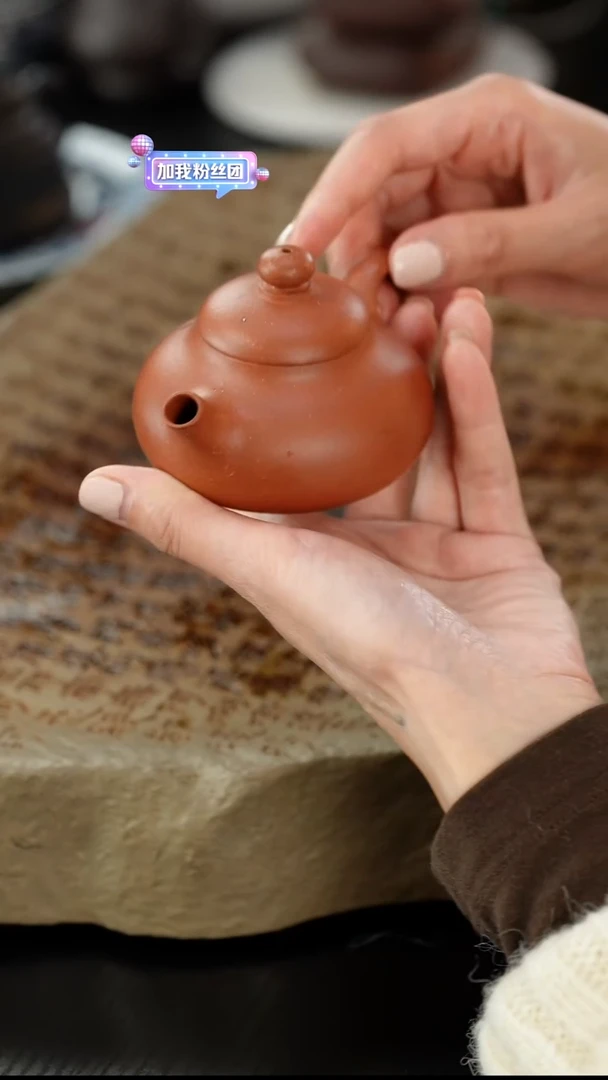 茶壶紫砂降坡匏尊扁韵130cc