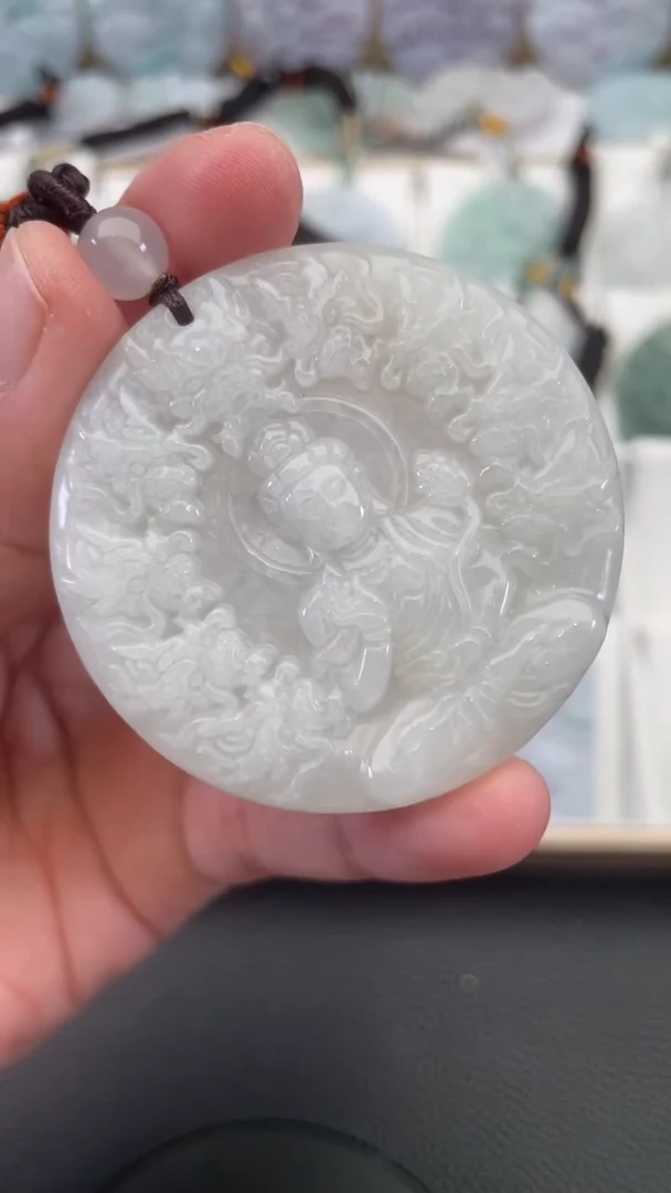 颈饰未镶嵌翡翠天然缅甸翡翠A货117