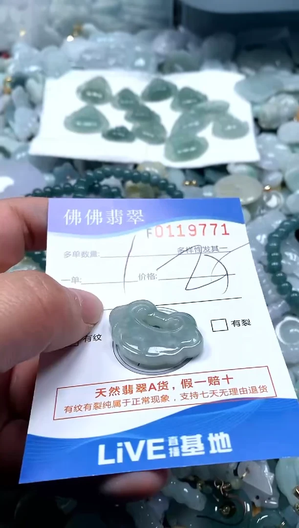 【闪购商品】翡翠颈饰未镶嵌闪购商品0119771