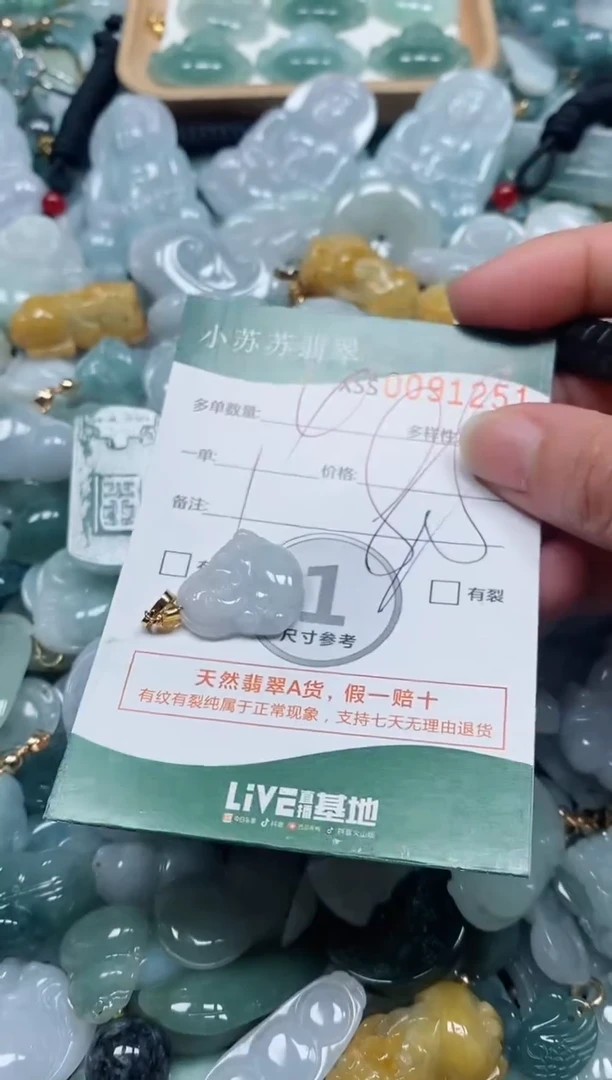 【闪购商品】翡翠颈饰未镶嵌闪购商品0091251多样性