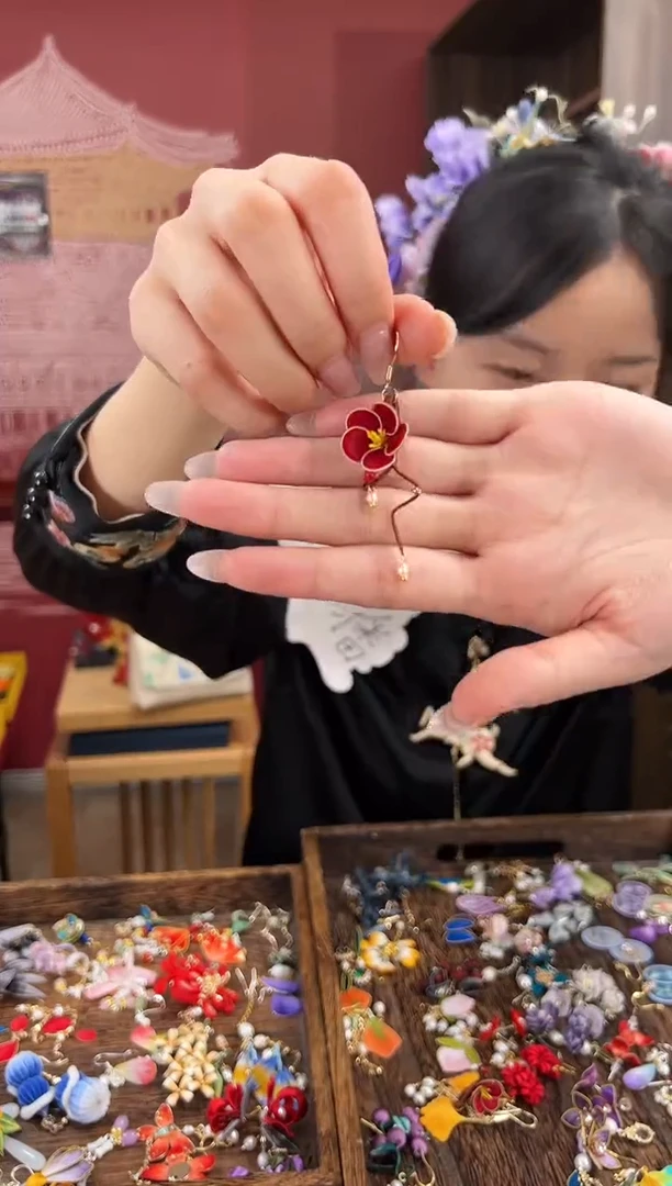 【闪购商品】刺绣苏绣世家非遗手工（耳环）