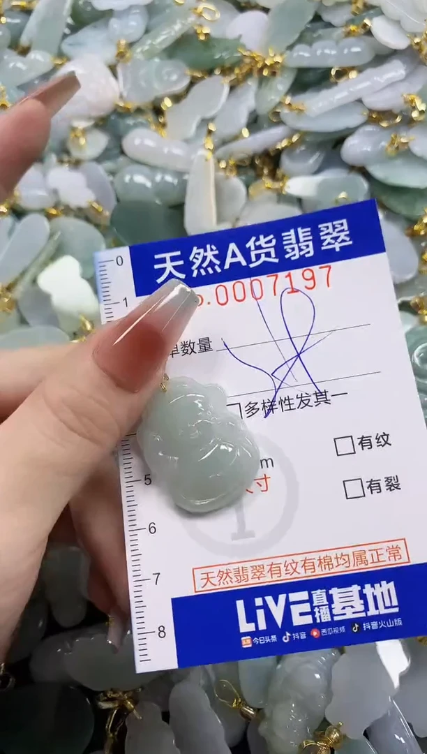 颈饰未镶嵌翡翠天然A货翡翠