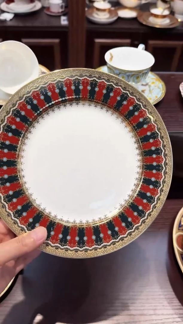 瓷片8英寸平盘 1个