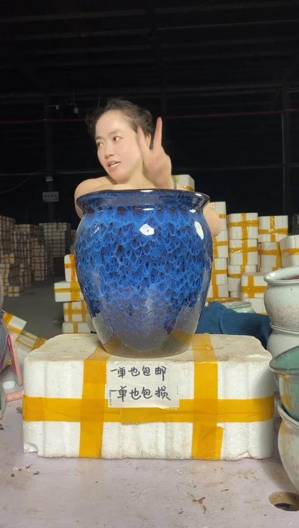 宜兴紫砂粗陶花盆28/31