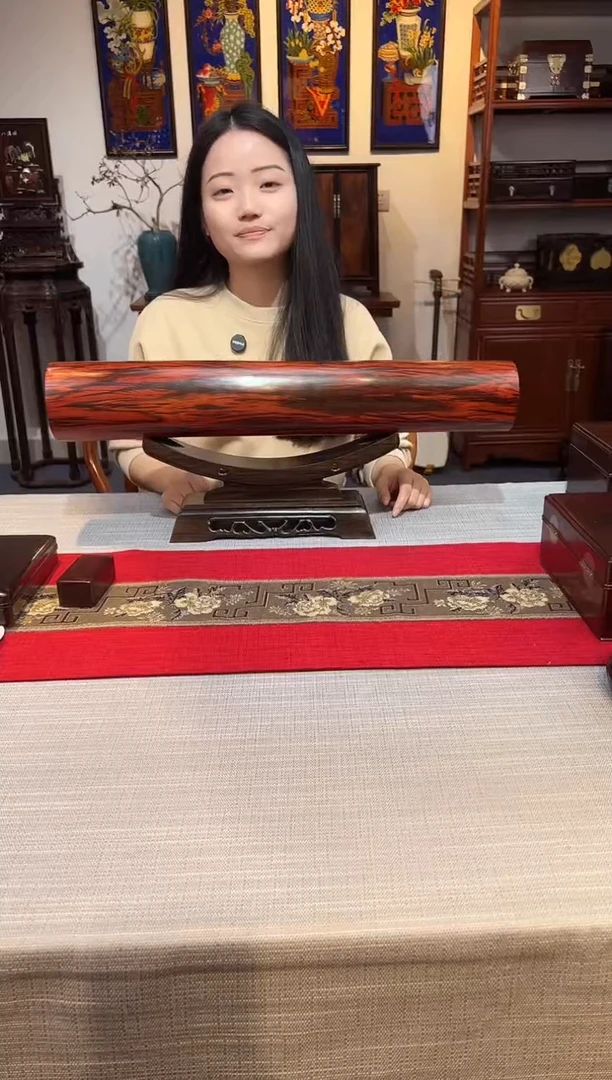 紫檀木类成套家具紫檀横财实心  一体料  一物一拍