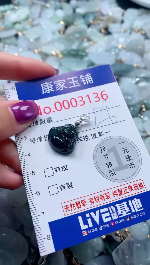 颈饰未镶嵌翡翠3136