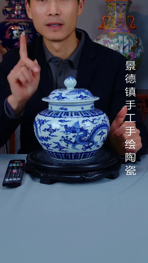 摆件景德镇手工手绘陶瓷48