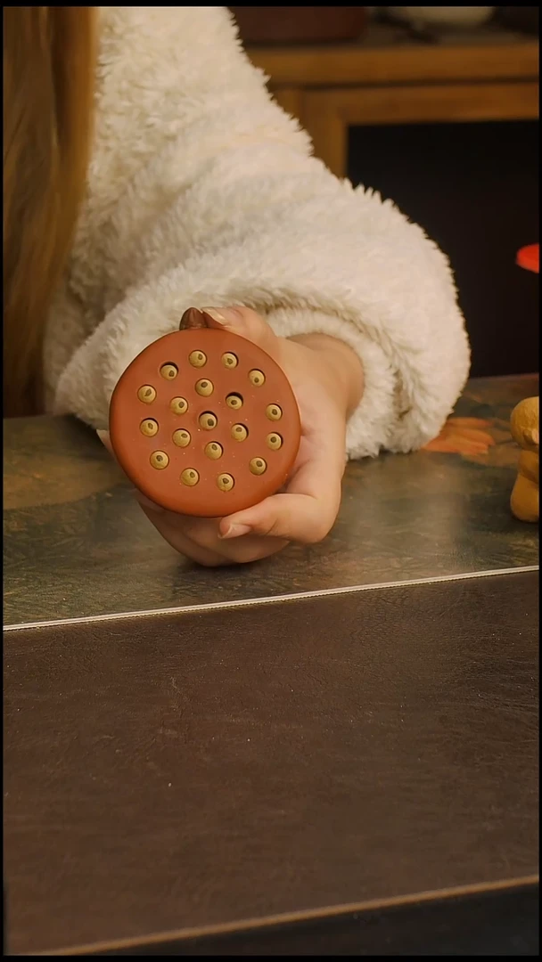 紫砂茶宠朱泥莲蓬