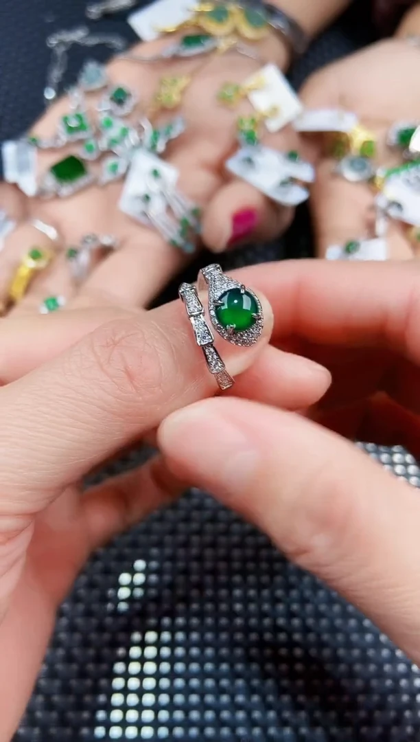 【闪购商品】翡翠戒指未镶嵌111111111