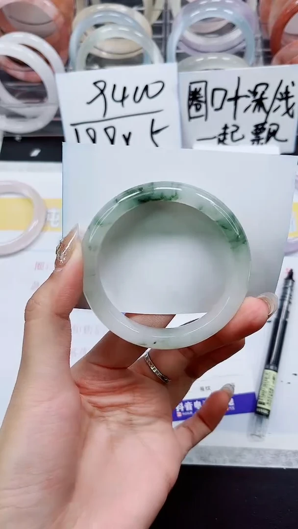 【闪购商品】石英质玉手镯未镶嵌S146-54/55