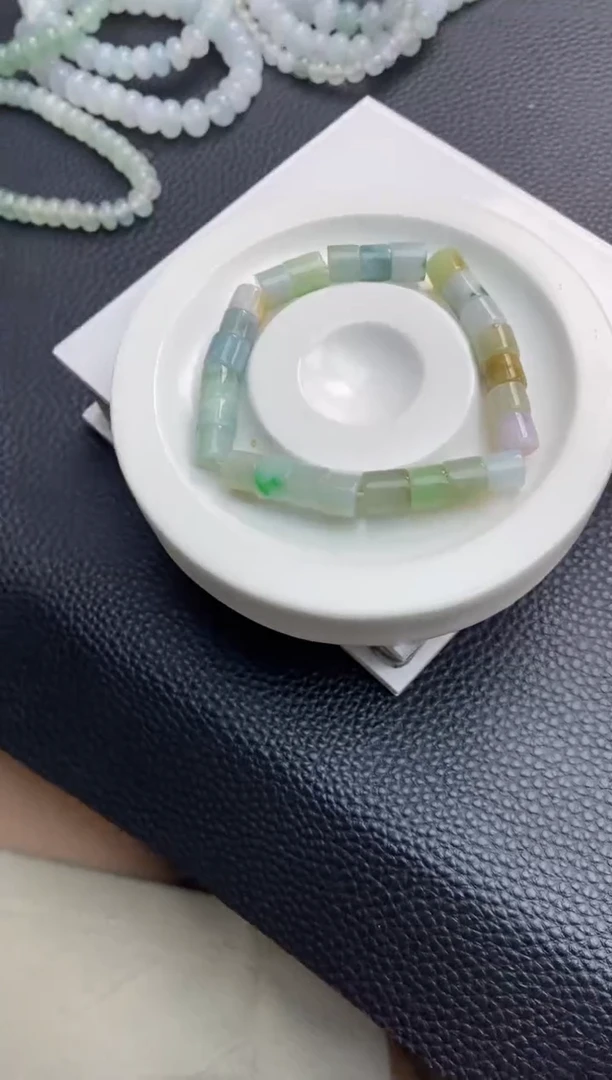 未镶嵌手串翡翠4天然A货翡翠手串