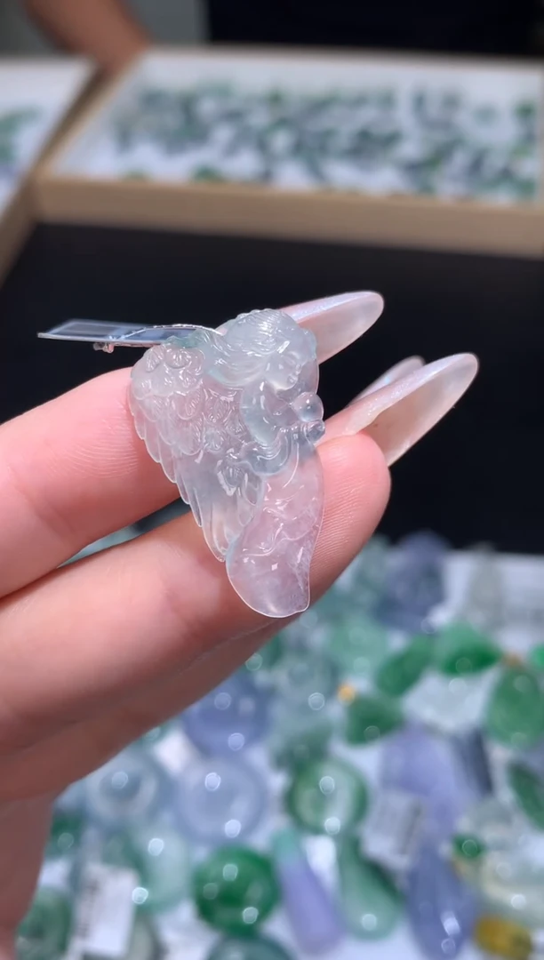 未镶嵌定制翡翠花仙子