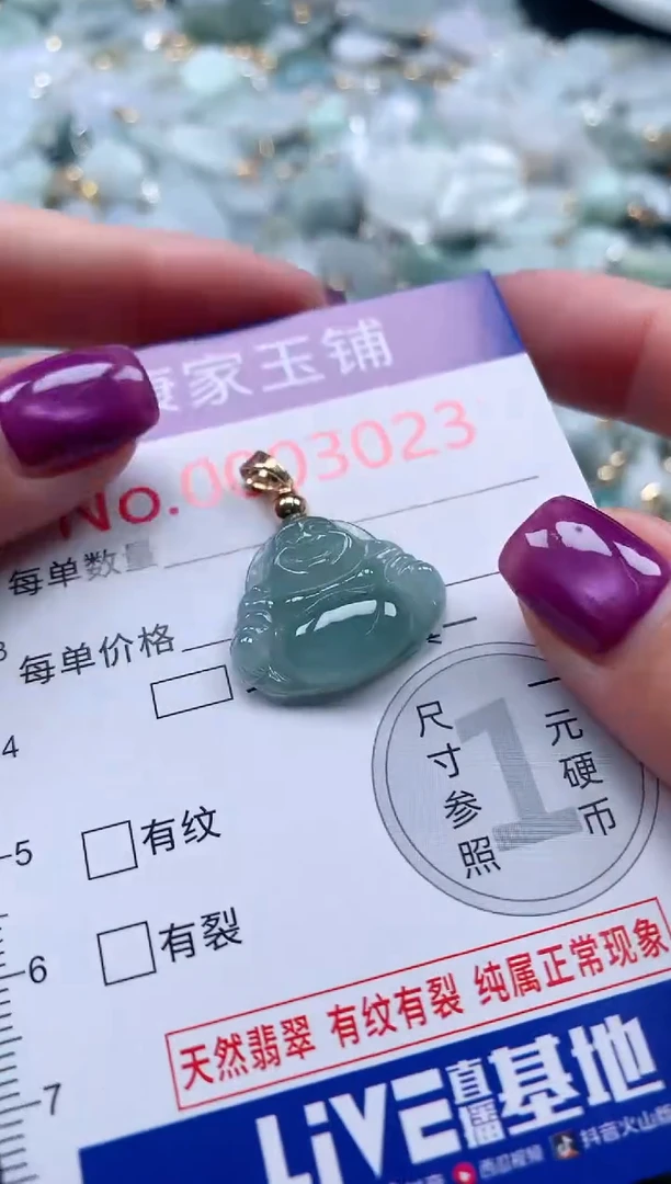 颈饰未镶嵌翡翠3023