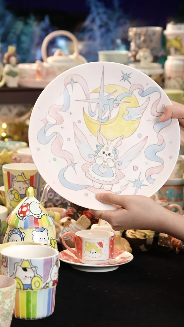 其他陶景德镇釉下彩手绘设计师款陶瓷