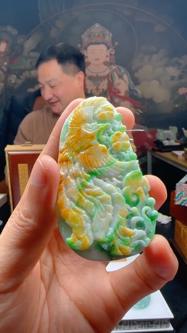 【闪购商品】定制翡翠未镶嵌L-@@QJXC12197