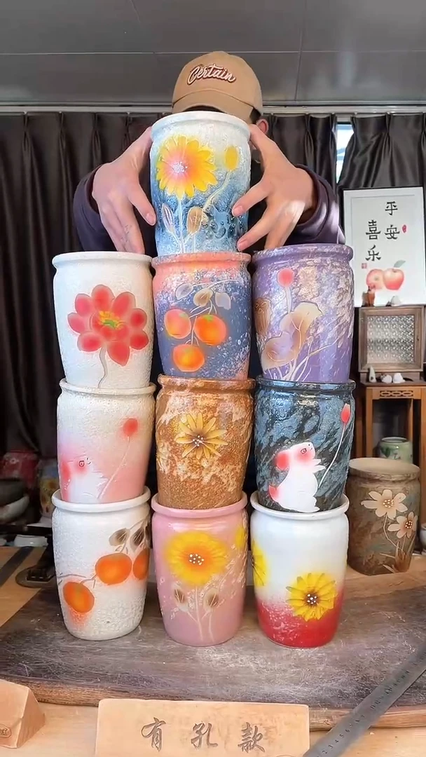 【闪购商品】摆件10-3口12高17微瑕10个装