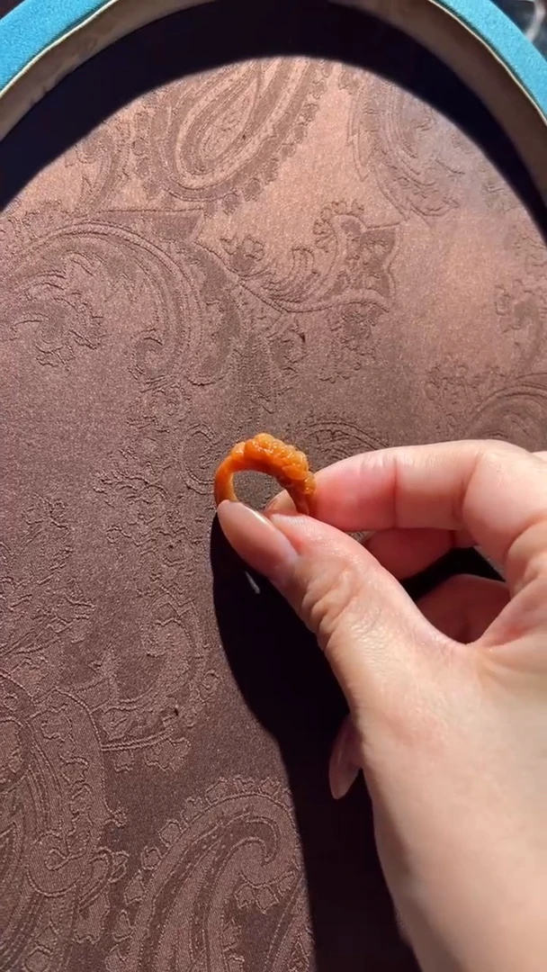 翡翠戒圈未镶嵌红翡绿翠