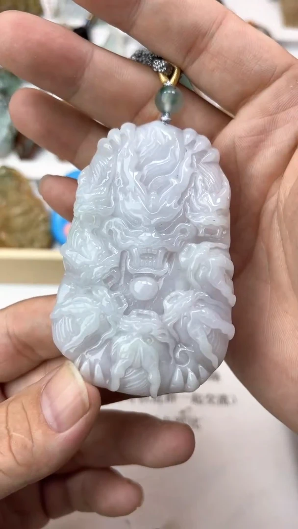 颈饰未镶嵌翡翠粉***本天然翡翠