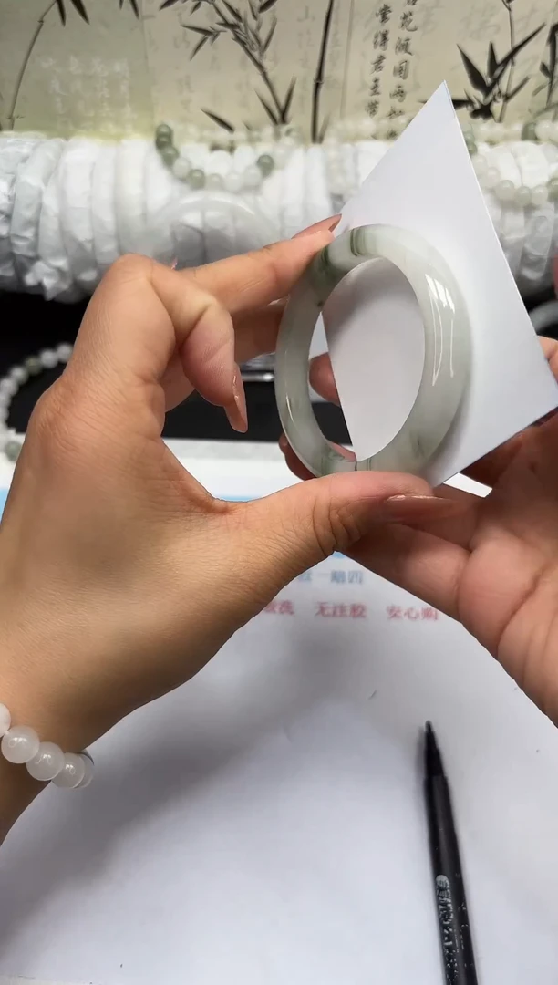 未镶嵌手镯石英质玉A68-53/54/55