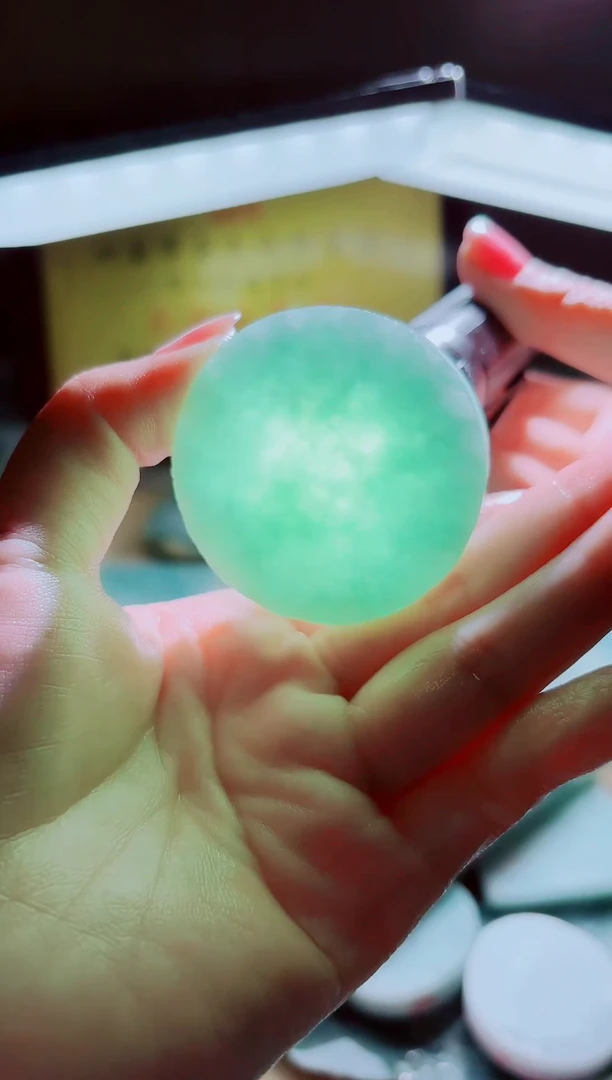 翡翠挂件未镶嵌A货曹璀925