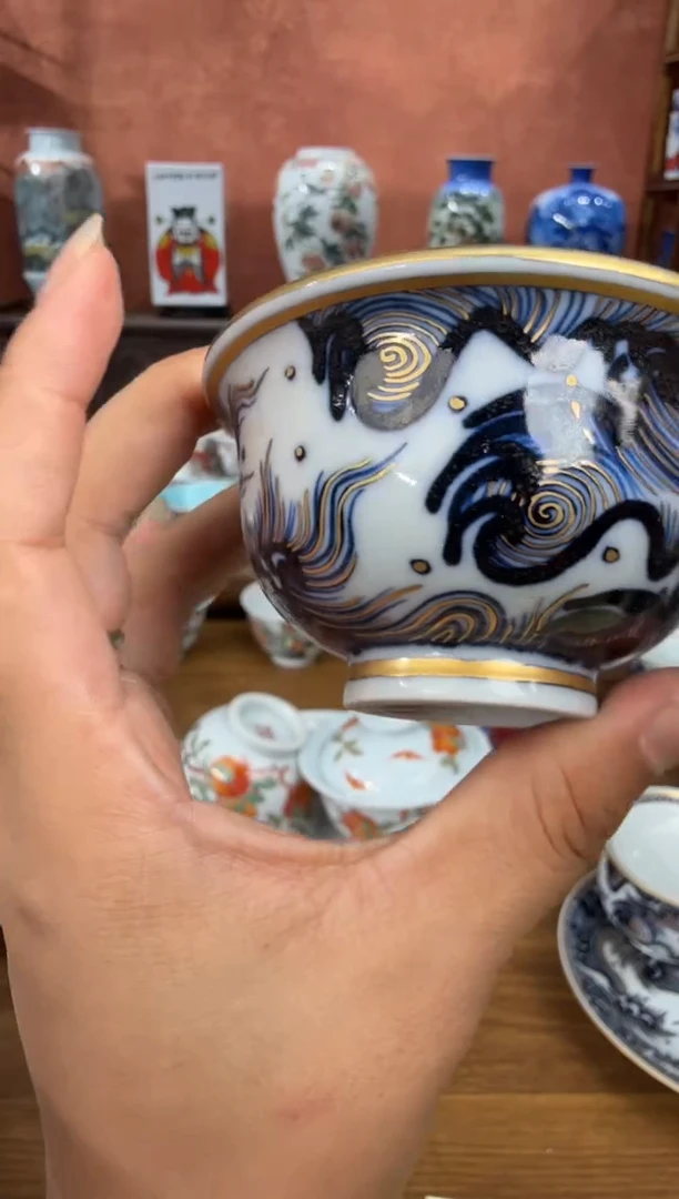 吴义松陶盟手绘陶瓷编码：3127