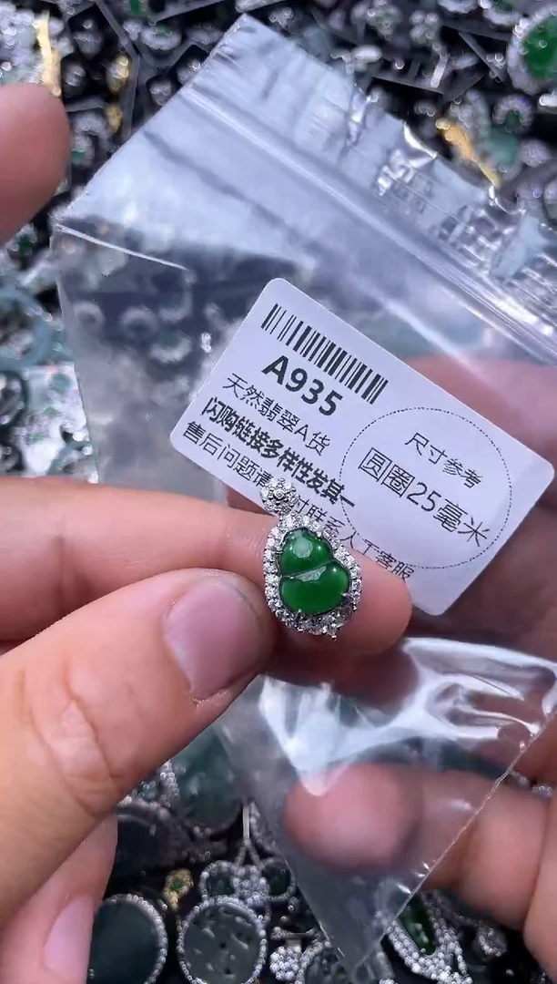 【闪购商品】翡翠颈饰未镶嵌A935吊坠