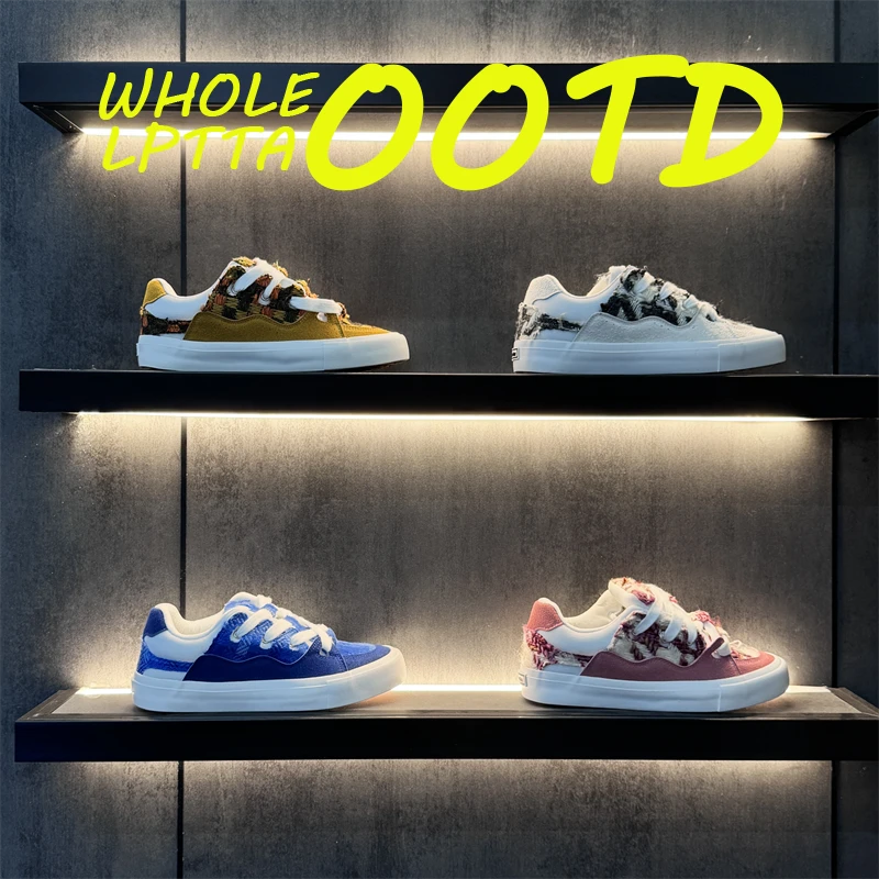 OESY GROUNDBREAKING男鞋ins夏季新款百搭小香风设计潮流防滑板鞋