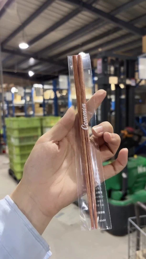 瓷コモン　箸　230㎜　茶