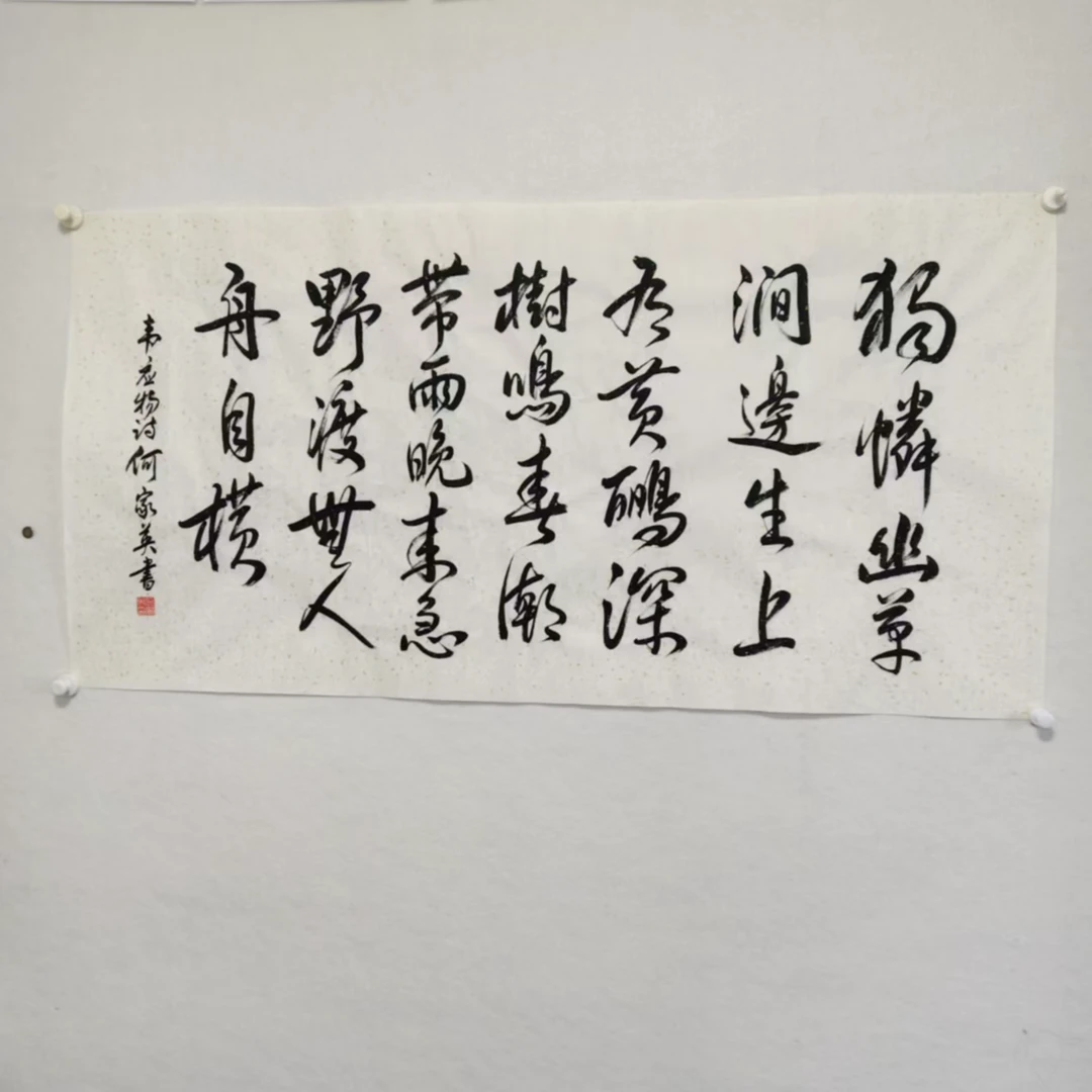 5205书法 纸本水墨 软136x68片
