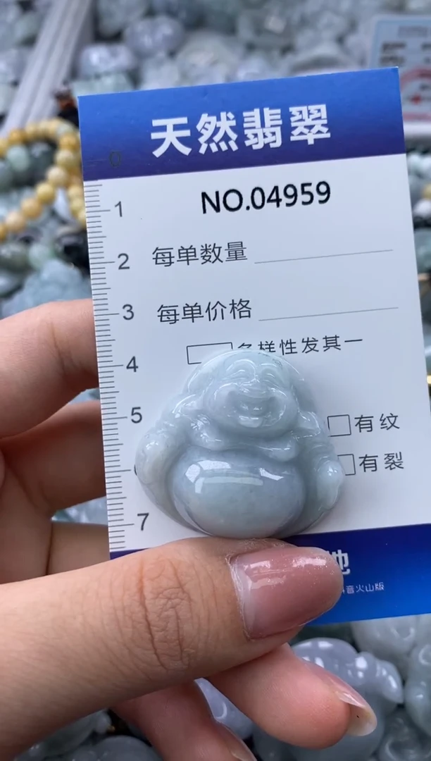 翡翠未镶嵌颈饰缅甸A货翡翠04959