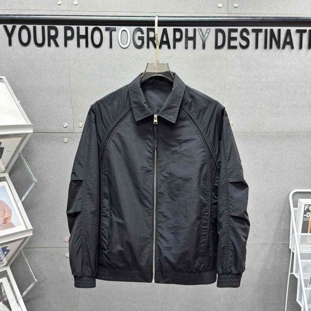 新款加绒时尚翻领百搭显瘦黑色高奢男士夹克外套3558（加绒）