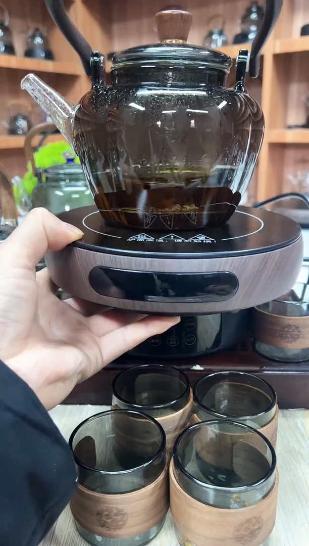 高硼硅玻璃泡茶壶1500瓦茶艺茗电陶炉
