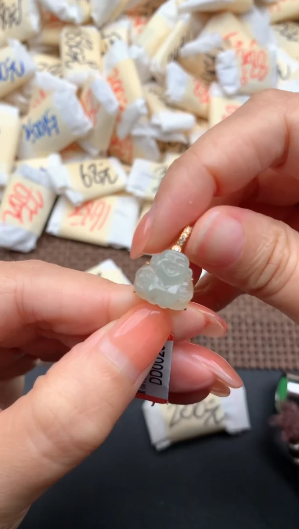 银S925镶嵌挂件翡翠一33