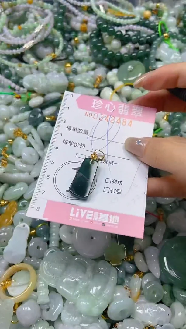 翡翠未镶嵌颈饰闪购0242484