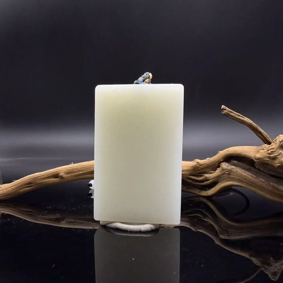 和田玉无事牌吊坠3197(DD)