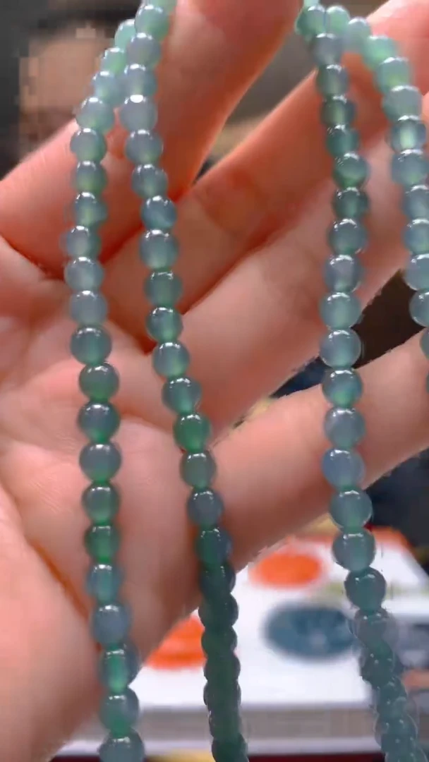 未镶嵌定制翡翠毛货闪购链接WXJ012带珠链