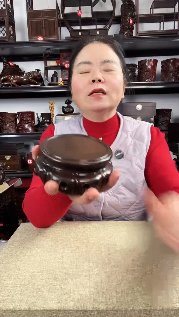 木老李红木工艺品转如意