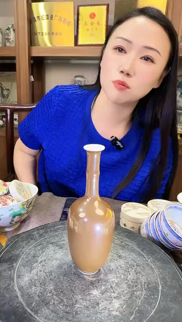 摆件A489景德镇制陶瓷一件