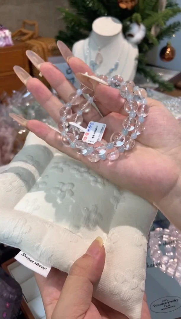 未镶嵌手串水晶孤品捡漏均匀瑕疵介意勿拍