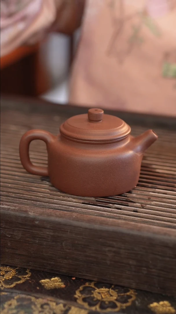 茶壶紫砂德中 紫泥 半手工 150cc