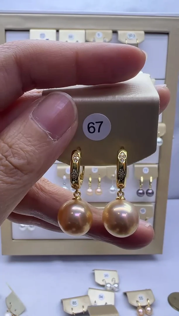 未镶嵌耳饰淡水珍珠67
