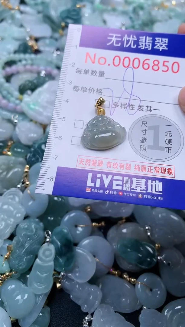 颈饰未镶嵌翡翠6850