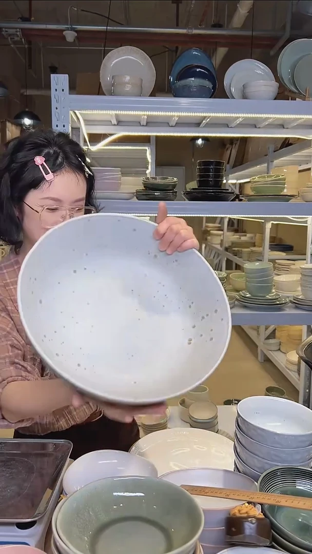 瓷165外贸尾货高温釉下彩陶瓷餐具默认微瑕